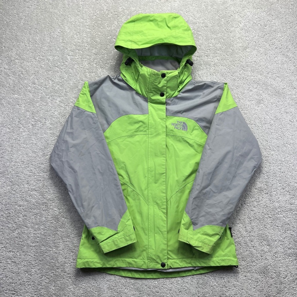 VINTAGE The North Face Jacket Women M Green Gray Gore-Tex Summit Series Gorpcore